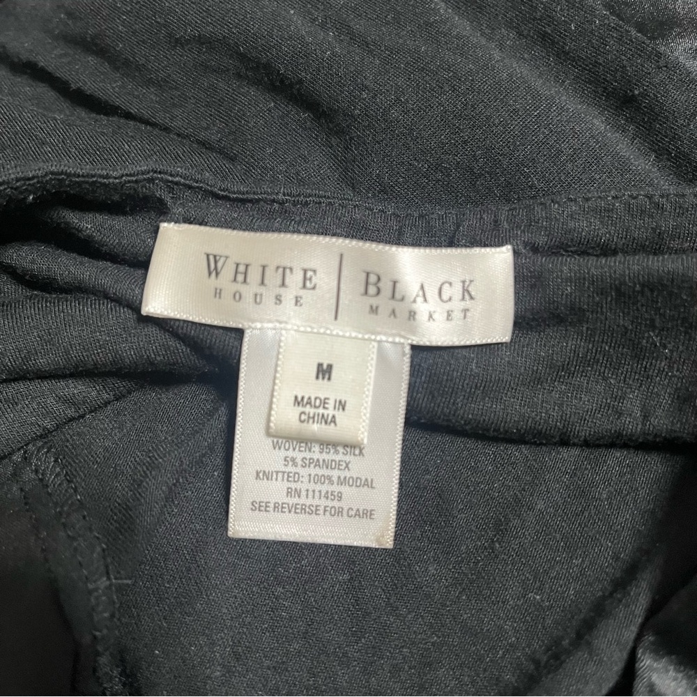 (EUC) White House Black Market Black Bustier Camisole Top Size M! - Picture 3 of 3